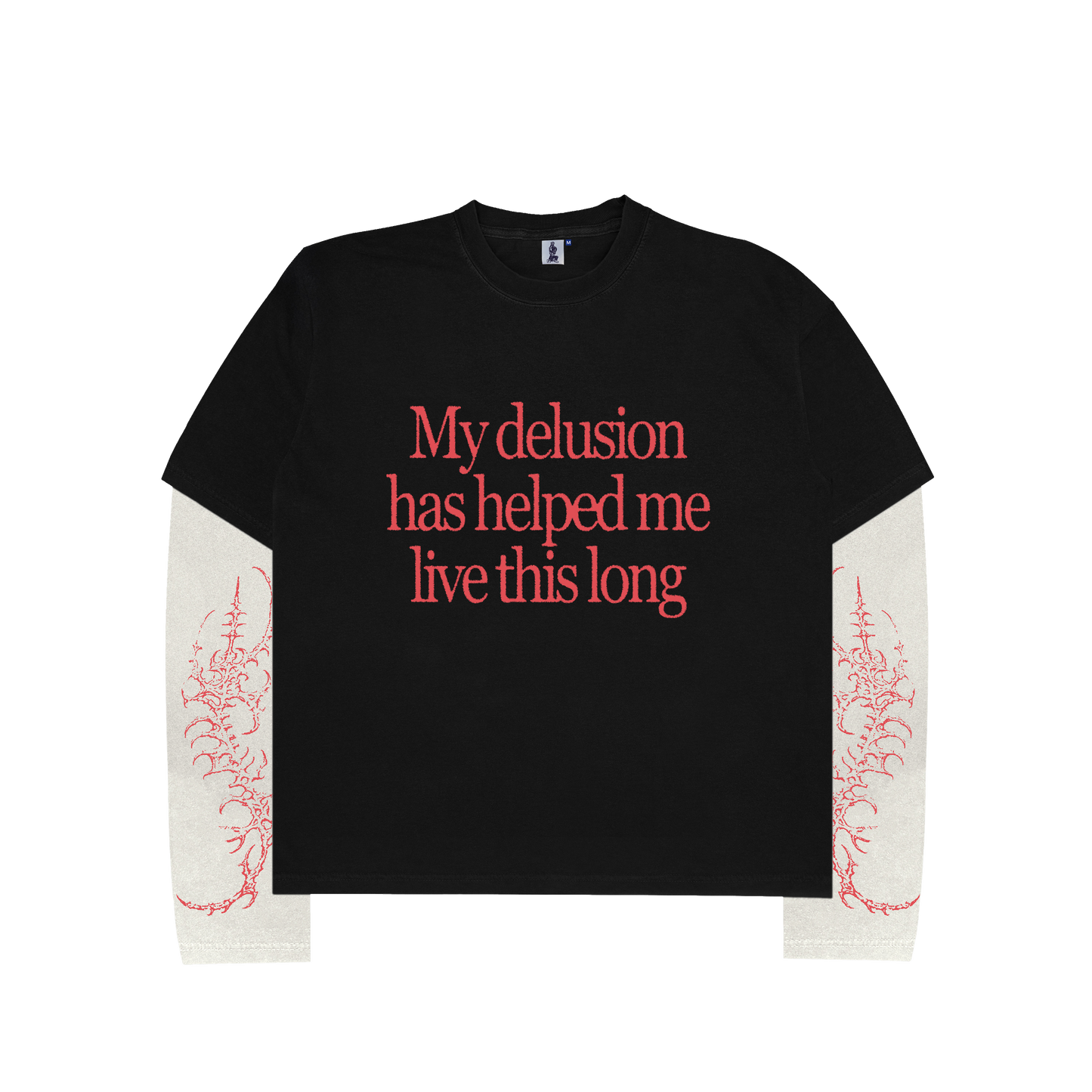 Delusion Layered L/S Tee - Black