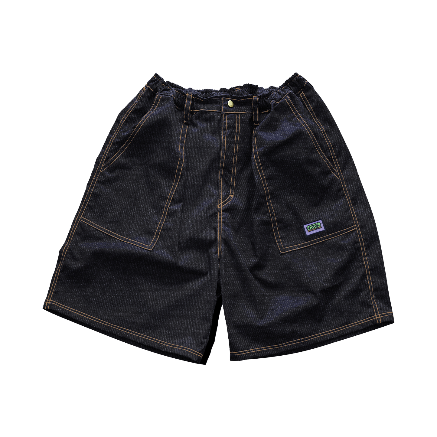 Errand Balloon Shorts - Indigo Denim