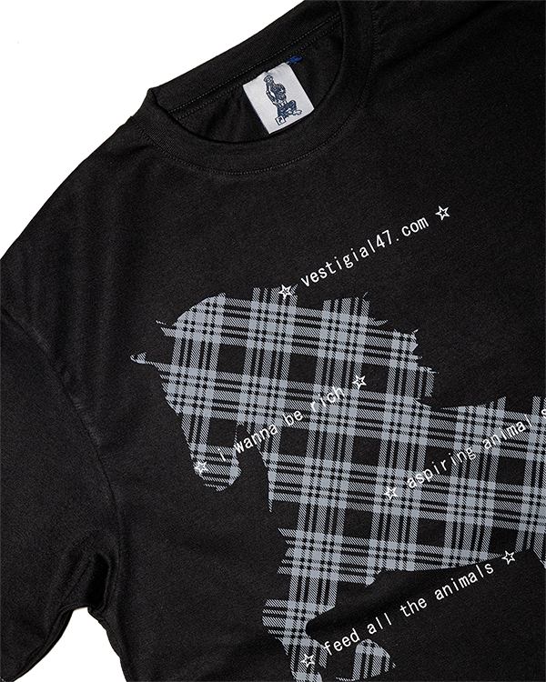 Horse Plaid [Black]