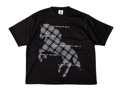Horse Plaid [Black]