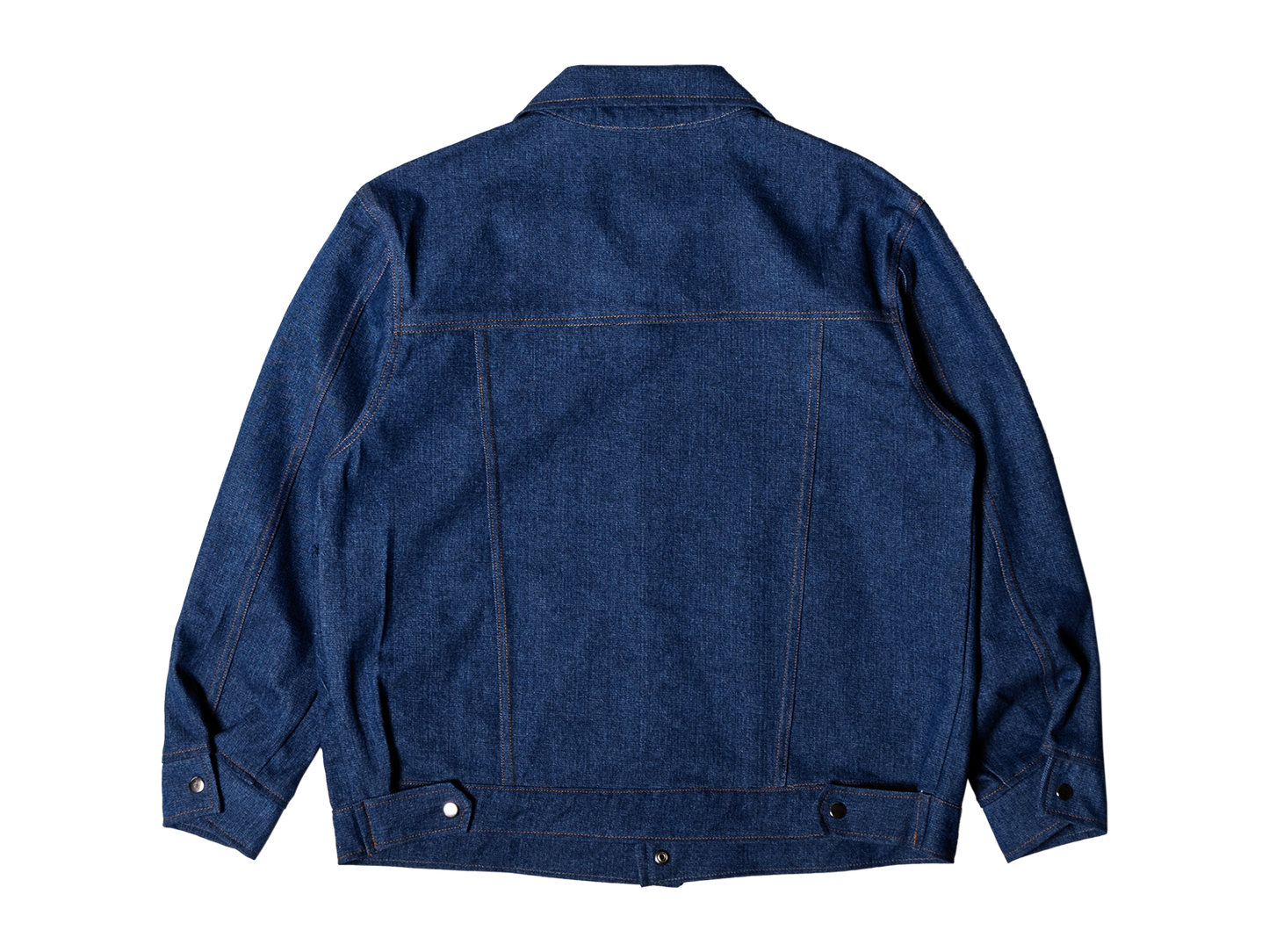 Washed Denim Trucker Jacket [Blue]