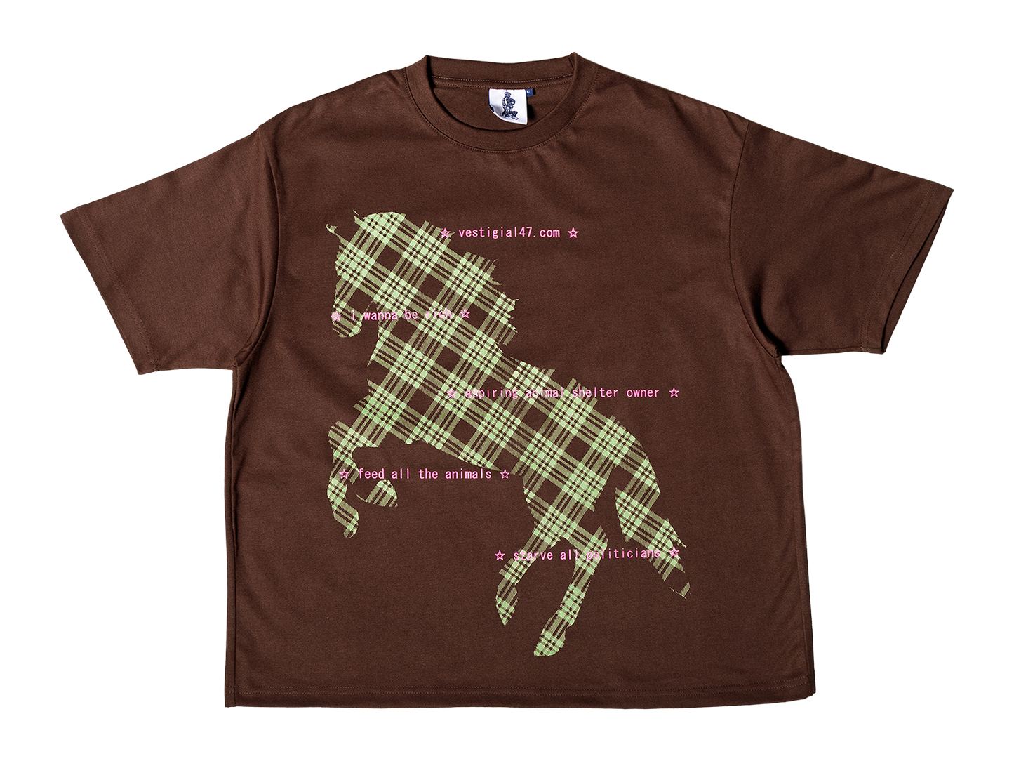 Horse Plaid [Brown]