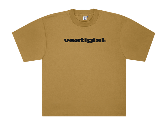 Phat Logo [Suede Tee] - Curry