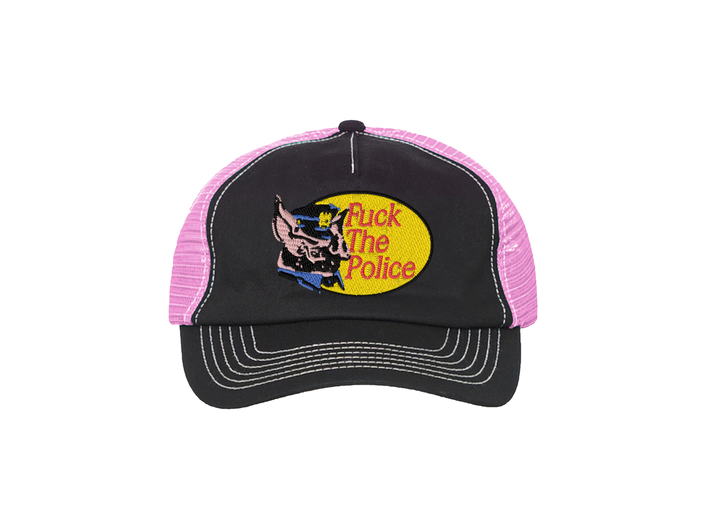 Piggy Lowpro Trucker Cap - Black/Pink