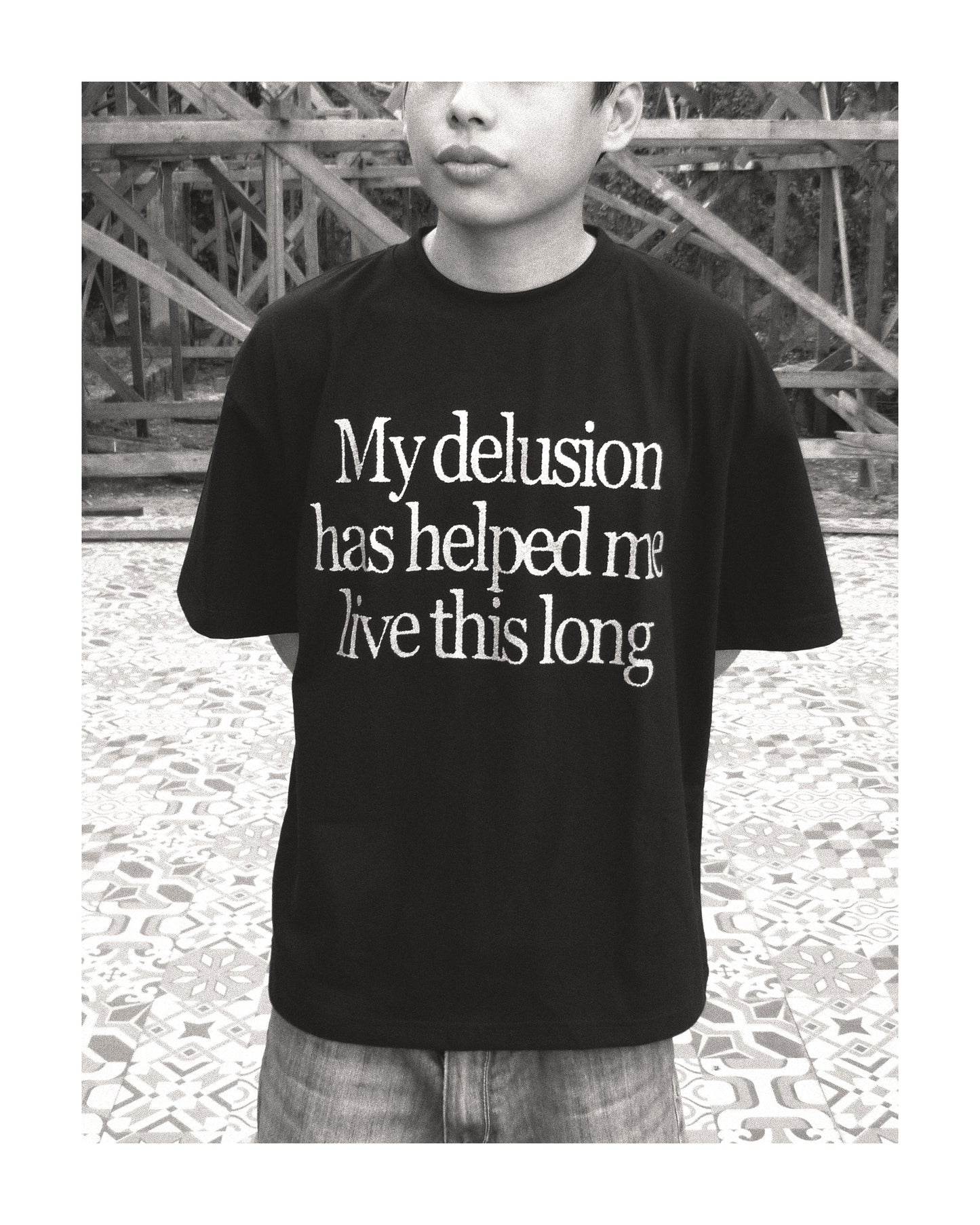 Glitter Delusion Tee (Black)