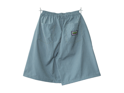 Square Cotton Long Trouser Shorts