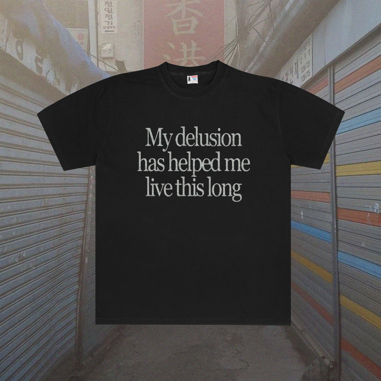 Glitter Delusion Tee (Black)