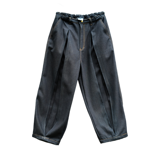 Raw Tucked Denim Pants
