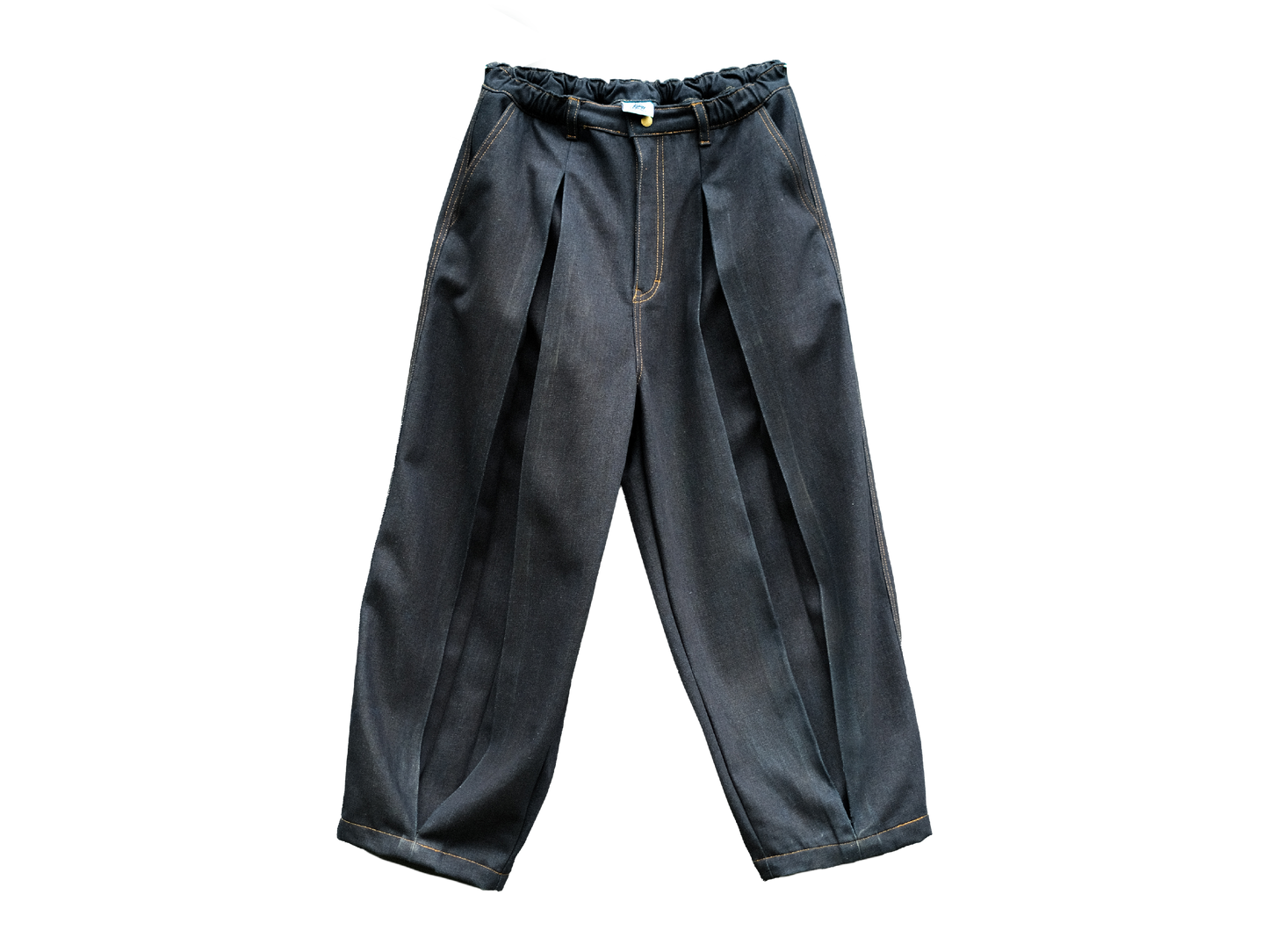 Raw Tucked Denim Pants