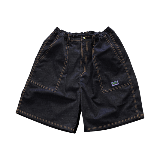 Errand Balloon Shorts - Indigo Denim