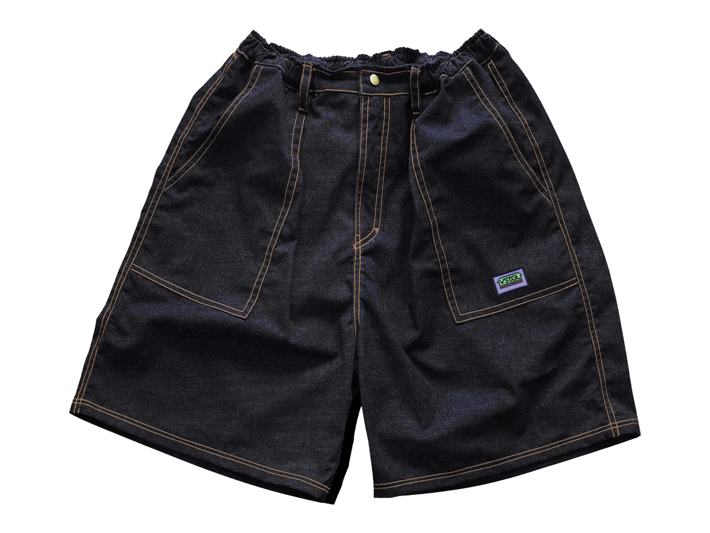 Errand Balloon Shorts - Indigo Denim