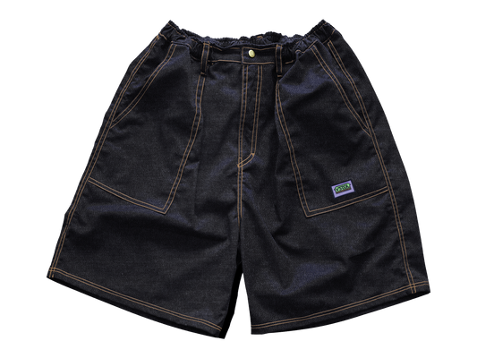 Errand Balloon Shorts - Indigo Denim