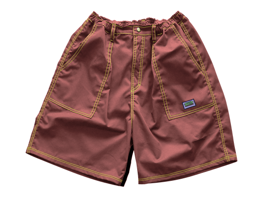 Errand Balloon Shorts - Coral/Yellow