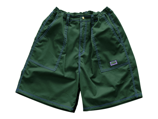 Errand Balloon Shorts - Green/Blue