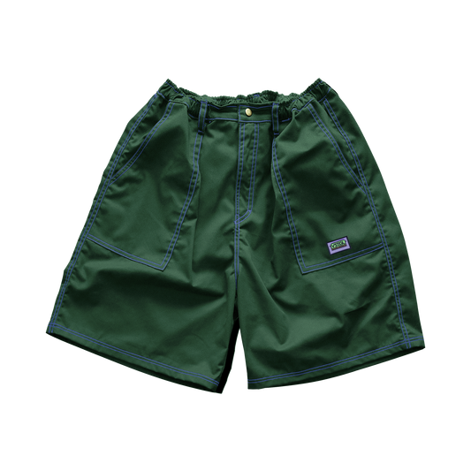 Errand Balloon Shorts - Green/Blue